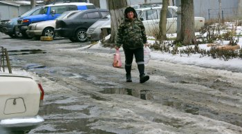 Зима в Одессе: Неделя снега, а потом сплошные лужи (фото)