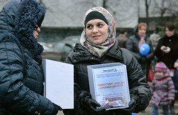 Сегодня на Соборной площади прошла акция «Надежда есть!»