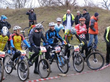 В Одессе прошел зимний чемпионат города по маунтинбайку
