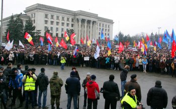 Одесса, митинг на Куликовом поле 1 марта