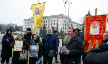 Сегодня по Одессе прошел Крестный ход