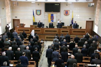 Антон Давидченко зачитал депутатам облсовета обращение одесситов