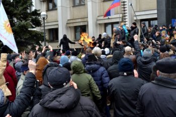 Противостояние у здания Одесской ОГА