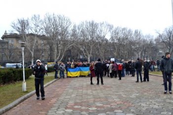Противостояние у здания Одесской ОГА