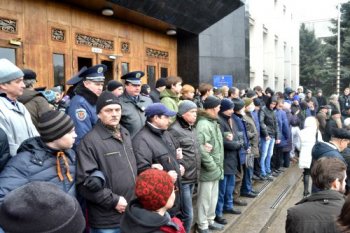 Противостояние у здания Одесской ОГА