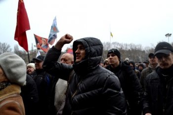 Противостояние у здания Одесской ОГА