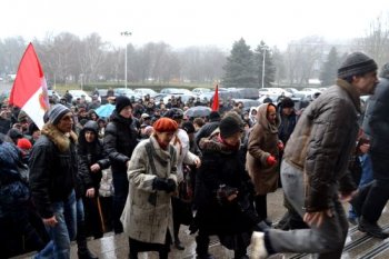 Противостояние у здания Одесской ОГА