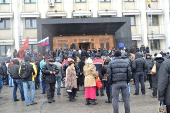 Противостояние у здания Одесской ОГА