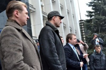 Противостояние у здания Одесской ОГА
