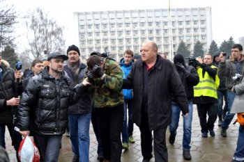 Противостояние у здания Одесской ОГА