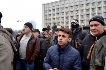 Противостояние у здания Одесской ОГА