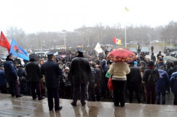 Противостояние у здания Одесской ОГА