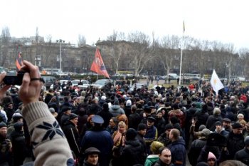 Противостояние у здания Одесской ОГА