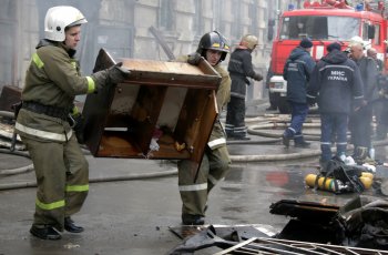 Пожар на Нежинской: Фото-подробности