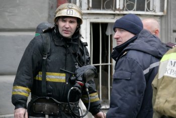 Пожар на Нежинской: Фото-подробности
