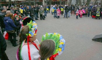 Шевченковский день в Одессе: С праздником 8 Марта... (фото)