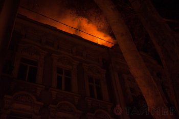 В центре Одессы горел памятник архитектуры, построенный Бернардацци