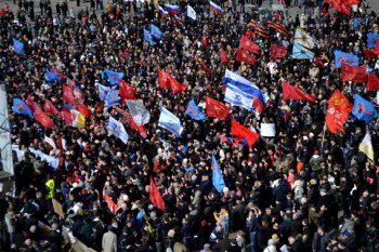 Одесситы: «Марш за референдум» (фото, видео)