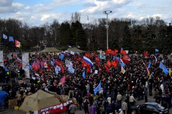 Одесситы: «Марш за референдум» (фото, видео)