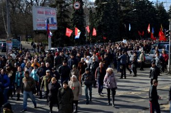 Одесситы: «Марш за референдум» (фото, видео)