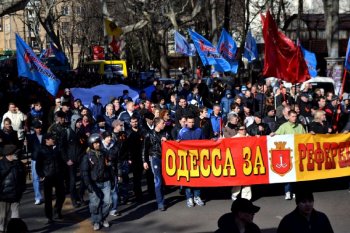 Одесситы: «Марш за референдум» (фото, видео)