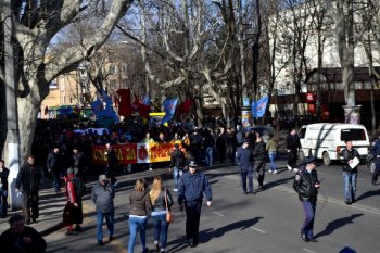 Одесситы: «Марш за референдум» (фото, видео)