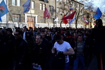 Одесситы: «Марш за референдум» (фото, видео)