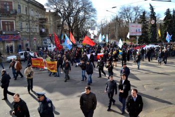 Одесситы: «Марш за референдум» (фото, видео)