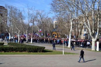 Одесситы: «Марш за референдум» (фото, видео)