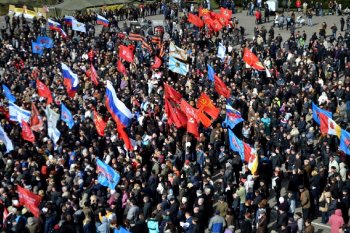 Одесситы: «Марш за референдум» (фото, видео)
