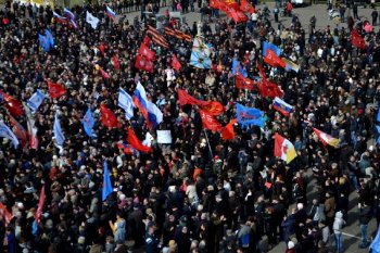 Одесситы: «Марш за референдум» (фото, видео)