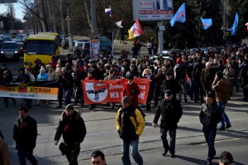 Одесситы: «Марш за референдум» (фото, видео)