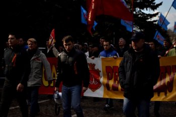 Одесситы: «Марш за референдум» (фото, видео)