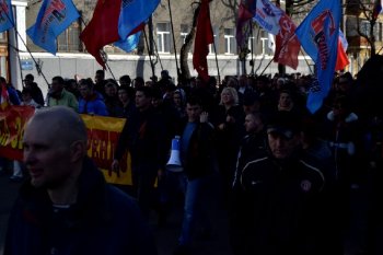 Одесситы: «Марш за референдум» (фото, видео)