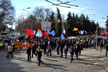 Одесситы: «Марш за референдум» (фото, видео)