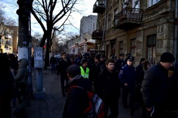 Одесситы: «Марш за референдум» (фото, видео)