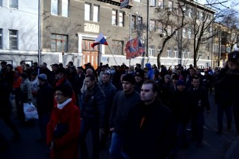 Одесситы: «Марш за референдум» (фото, видео)