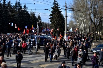 Одесситы: «Марш за референдум» (фото, видео)