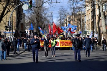 Одесситы: «Марш за референдум» (фото, видео)