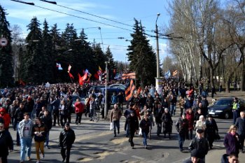 Одесситы: «Марш за референдум» (фото, видео)