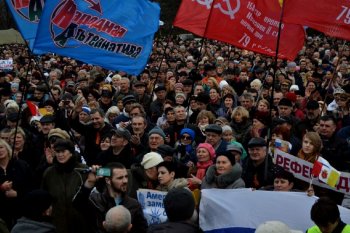 Одесситы: «Марш за референдум» (фото, видео)
