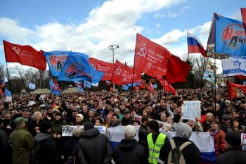 Одесситы: «Марш за референдум» (фото, видео)