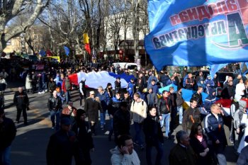 Одесситы: «Марш за референдум» (фото, видео)
