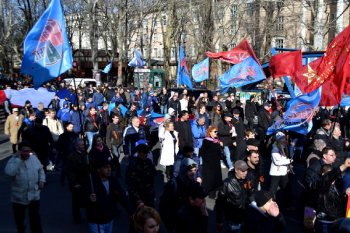 Одесситы: «Марш за референдум» (фото, видео)