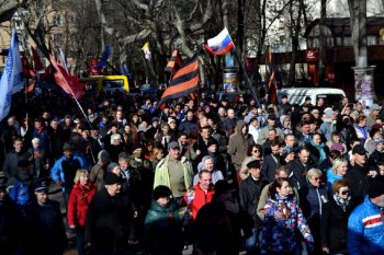 Одесситы: «Марш за референдум» (фото, видео)