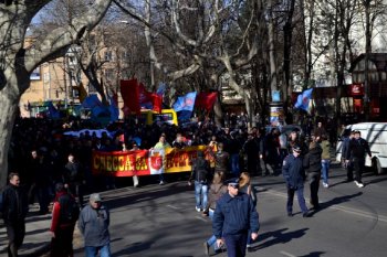 Одесситы: «Марш за референдум» (фото, видео)