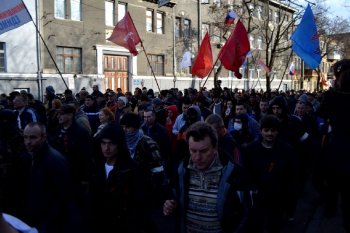 Одесситы: «Марш за референдум» (фото, видео)