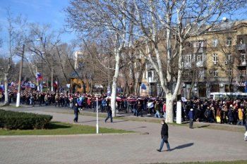 Одесситы: «Марш за референдум» (фото, видео)