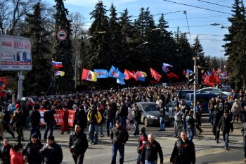 Одесситы: «Марш за референдум» (фото, видео)