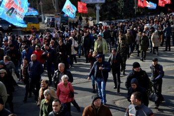 Одесситы: «Марш за референдум» (фото, видео)